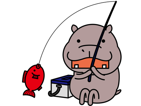 Hippo fishing Hippo fishing