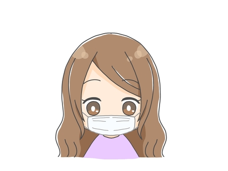 Pretty girl in mask Pretty girl in mask