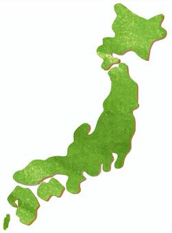 Japan map summer Japan map summer