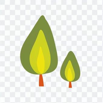 Scandinavian trees (green, drop type, multiple) Scandinavian trees (green, drop type, multiple)