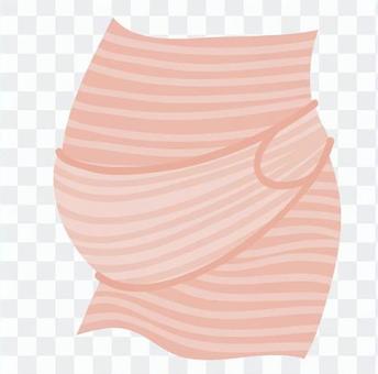 A belly band A belly band