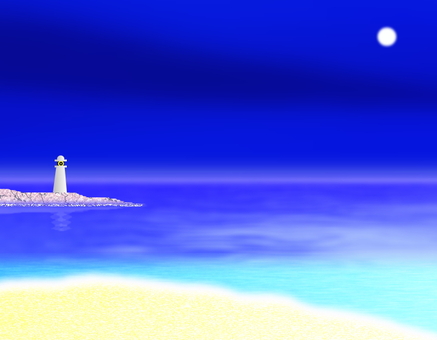 The moonlit sea The moonlit sea