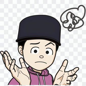 Incomprehensible youth / rapper (male) 2 Incomprehensible youth / rapper (male) 2