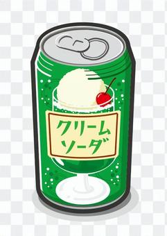 Cream soda can Cream soda can