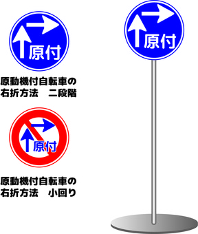 Signs Road signs Motorized bicycles Moped Signs Road signs Motorized bicycles Moped