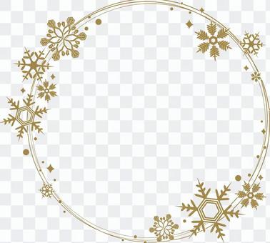 Snow Round Frame Snow Round Frame