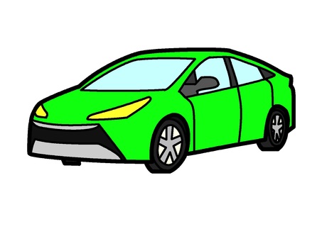 Green car icon Green car icon