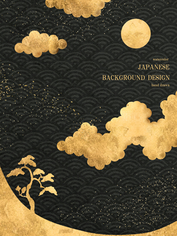 New Year's card Qinghai wave Japan background 34 New Year's card Qinghai wave Japan background 34