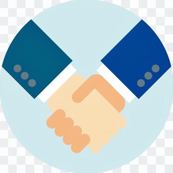Shake hand icon Shake hand icon