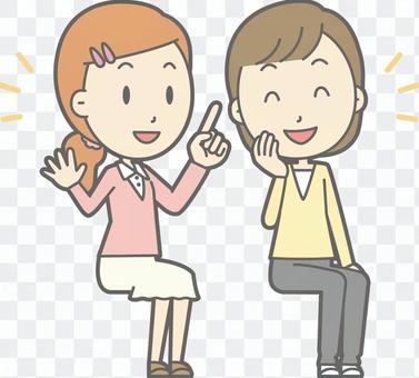 Guide helper - intellectual psychotic disorder women - whole body Guide helper - intellectual psychotic disorder women - whole body