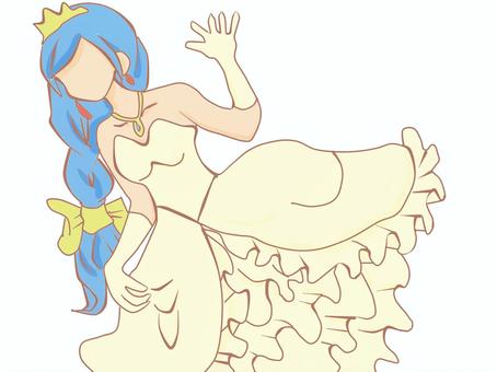 Wedding dress (Princess) Wedding dress (Princess)