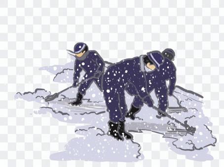Snow removal work Snow removal work