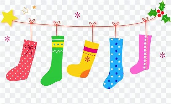 Winter socks illustration Winter socks illustration