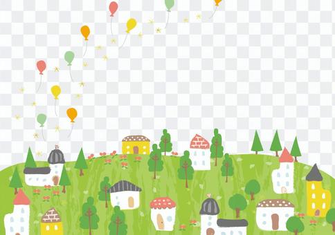Green street where balloons are dancing 2 Green street where balloons are dancing 2