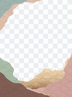 New Year's card Qinghai wave Japan background 6 New Year's card Qinghai wave Japan background 6