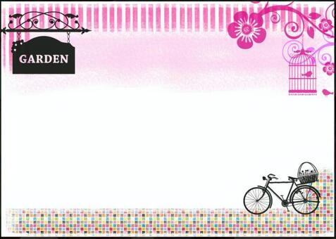 Bright garden card Bright garden card