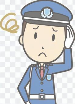 Security guard - troubled - bust Security guard - troubled - bust