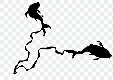 Pisces silhouette Pisces silhouette