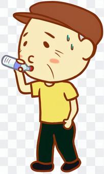 Elderly male (hydration supplement) Elderly male (hydration supplement)