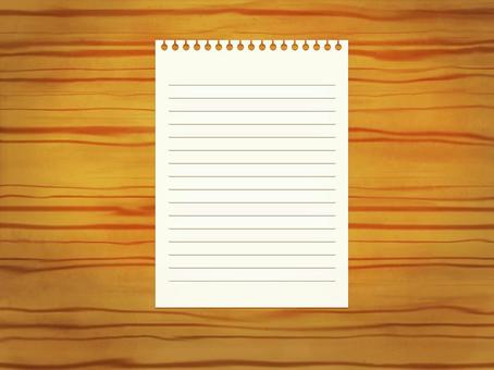Desktop note paper (with ruled line) Desktop note paper (with ruled line)