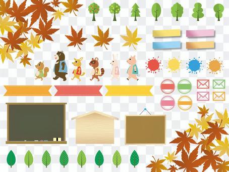 Autumn stock set Autumn stock set