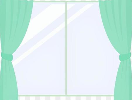 Curtain _ Green Curtain _ Green