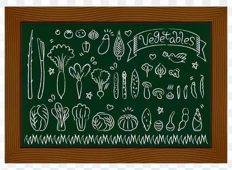 Vegetable blackboard Vegetable blackboard