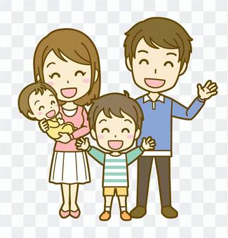 Parent-child A (Family of Four)_笑颜02FS Parent-child A (Family of Four)_笑颜02FS