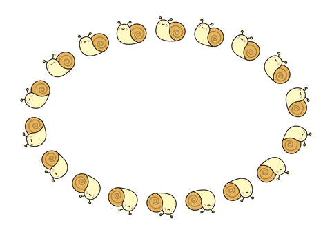 18 frames_snail,帶線條,橢圓 18 frames_snail,帶線條,橢圓
