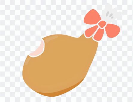 Christmas chicken half-eaten Christmas chicken half-eaten