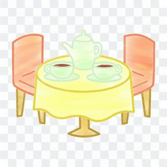 Tea room color Tea room color
