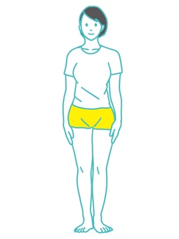 Female upright posture Correct posture Female upright posture Correct posture