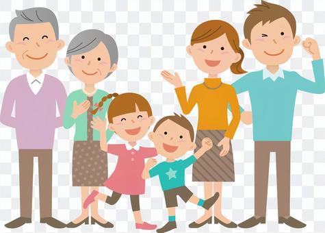 70801. Six-person family 3, color 70801. Six-person family 3, color