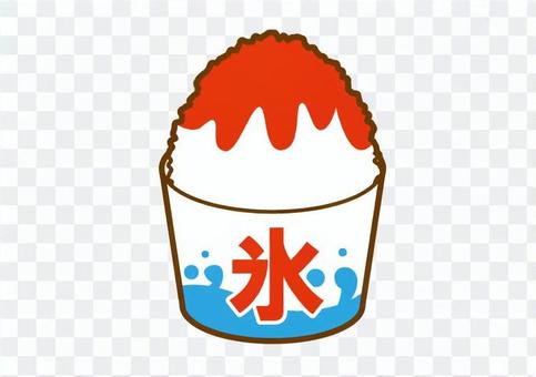 Shaved ice strawberry Shaved ice strawberry