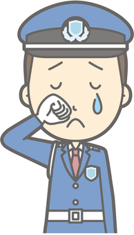 Security guard - crying - bust Security guard - crying - bust