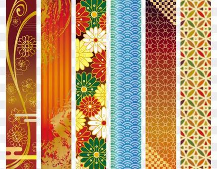 Japanese pattern / Japanese style / pattern set Japanese pattern / Japanese style / pattern set