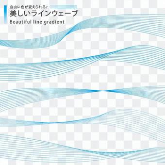 Wave material with beautiful lines Wave material with beautiful lines