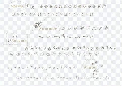 Seasonal line Seasonal line