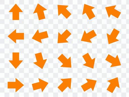 Set arrow No frame Set arrow No frame