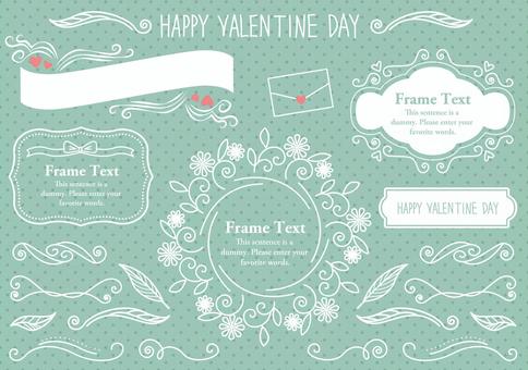 Valentine 040 frame set Valentine 040 frame set