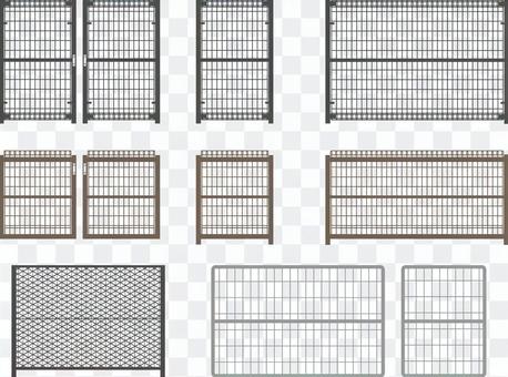 Wire fence several types 2 Wire fence several types 2