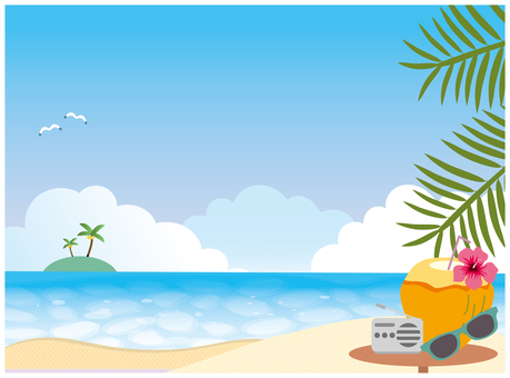 Tropical beach sea beach background Tropical beach sea beach background