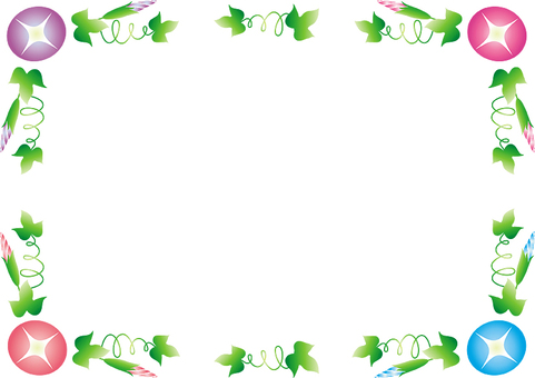 Morning glory frame Morning glory frame