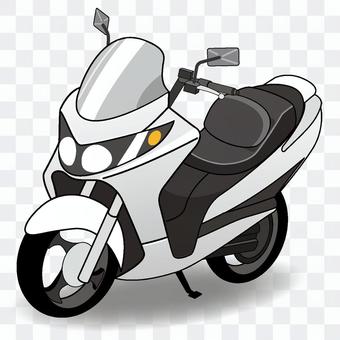 Illustration of a large scooter Illustration of a large scooter