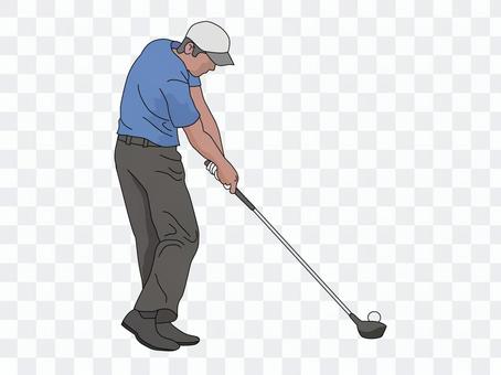 Golfer 3 (Driver shot) Golfer 3 (Driver shot)