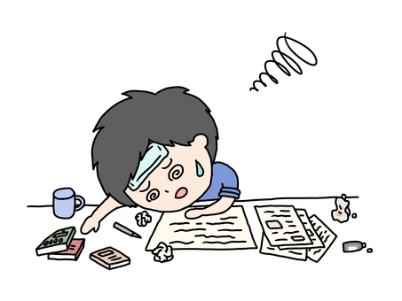 A man who is too busy to work A man who is too busy to work