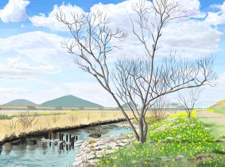 Early spring landscape Early spring landscape