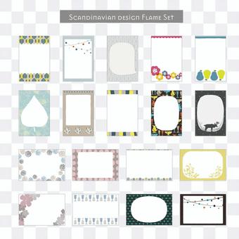 Scandinavian design frame Scandinavian design frame