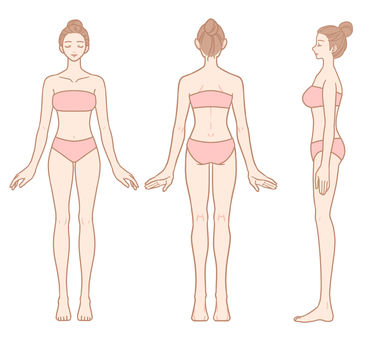 Women's whole body set (forehead out) Women's whole body set (forehead out)