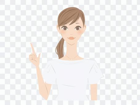White blouse female 2 White blouse female 2